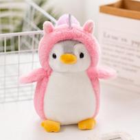 20cm Kawaii Kalėdinis Pingvinas Pliušinis Žaislas Pingvinas Transformuojasi Gyvūnas Vienaragis Dinzauras Pliušinis Žaislas Namų Dekoras Dovana Berniukams Ir Mergaitėms about 20cm