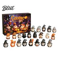 Spooky Gnome Figures Halloween Advent Calendar 24 Day Countdown Box with Figurines Trick or Treat Party Favors Collectible Toy Set for Kids