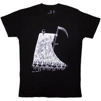 Radiohead Grim Reaper Black 100% Organic Cotton  t-shirt S gray