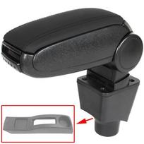 Dacia Sandero I 08-12 Armrest Kit, Black Eco Leather with Mounting Set juoda