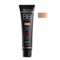 Gosh BB Cream Foundation Primer Moisturizer 03 Warm Beige 30ml black