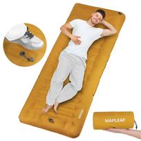 MAPLEAF Inflatable Camping Mattress Ultralight Waterproof 12cm Air Mattress Camping Sleeping Mat Inflatable Hiking Sleeping Pad white