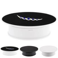 20cm 360 Degree Electric Rotating Turntable Display Stand Photography Video Shooting Props Turntable, Load 1.5kg, Powered by Battery 20cm/Powered by Battery(W+B) juoda