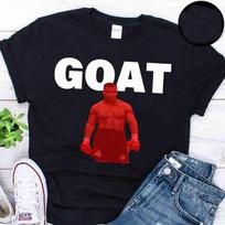 Fashion Mike Tyson GOAT T Shirt. High Quality Cotton, Loose, Large Sizes, Breathable Top, Casual T-shirt S-3XL - Men's Summer... S įvairiaspalvis