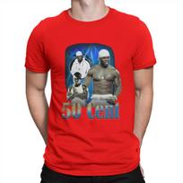 50 Cent Men's TShirt Popular American Rap Singer Individuality T Shirt Graphic Streetwear Hipster S raudona