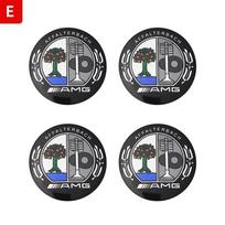 56mm 60mm 65mm 75mm Automobilio rato centrinio dangtelio emblema Lipdukas Mercedes Benz W204 W205 W212 W213 W221 W177 W246 GLA GLC CLA A vjsr10 56mm black