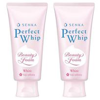 Senka Perfect Whip White Fuji Sakura Cleansing Foam, 100g, 2 pcs white
