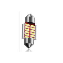 1/4 vnt. 12V C5W 31mm 36mm 39mm 41mm 4014 Automobilių šviestuvai Auto salono kupolinės lempos skaitymo lemputė balta 31mm balta