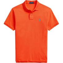 Polo Ralph Lauren Custom Slim Fit Polo marškinėliai su siuvinėtu arkliuko logotipu Vyriški Polo marškinėliai MNPOKNI1N820571-800 M red
