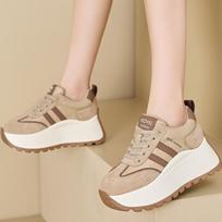Women's Autumn German Training Shoes Thick Sole Height Increase Forrest Gump Shoes Running Sports Casual Dad Shoes 34 ruda