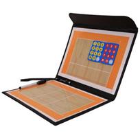 Magnetic Writable Volleyball Coaching Clipboard-Portable Foldable Tactical Board Ideal Strategy Tool for Training & Competition black