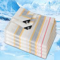 Orange Striped Tarpaulin Wear-resistant Tear Resistant Outdoor Courtyard Rainproof Tarpaulin Moisture Proof Dustproof Waterproof Car Tarpaulins 2x2m gray