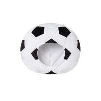 Yousheng Futbolo apranga vaikams ir suaugusiems, Juokingas futbolo kamuolio kostiumas, Futbolo sporto tematikos drabužiai palaikymo komandoms, Helovino Cosplay One Size black