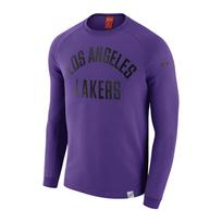Nike Los Angeles Lakers NBA Knit Breathable Crew Neck Pullover Long Sleeve Sweatshirt Men sweatshirt 860722-504 S blue