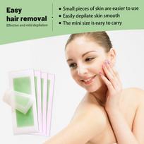 1/3/5/7/10pcs New Facial Hair Removal for Women Waxing Strips for Face Eyebrow Upper Lip Cheek Hair Remover 1pcs žalia