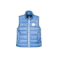 Canada Goose X Complexcon Collaboration Concepts Cashew Flower Zipper Down Vest Unisex vest Polar-Sky-Blue 2229UCN-1384 S gray