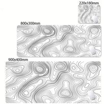 Large Mouse Mat Black And White Mousepad Gaming Mousepads Rubber Keyboard Mats Abstract Desk Pad Strata Liquid Office Mouse Pads 30cmx60cm(11.8x23.6inch) white
