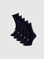 4F Ilgos kojinės (5-pack) vyrams - tamsiai mėlynos 43-46