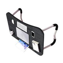 Kids Laptop Desk with Cup Holder Density Board Foldable Bed Table for Household Bedroom Type 1 black