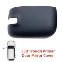 For Jeep Renegade 2016 2017 2018    With A Light Trough Car Accessories Plated Door Mirror Cover Trim Paste Style Primer L gray