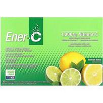 Ener-C, Vitaminas C, multivitaminų gėrimų mišinys, citrinų laimas, 1,000 mg, 30 pakelių, po 0,3 uncijos (9,56 g)