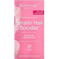 Reserveage Beauty, Keratino plaukų stipriklis su biotinu ir resveratroliu, 120 kapsulių