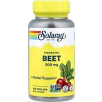 Solaray, Fermentuoti burokėliai, 500 mg, 100 VegCaps