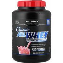 ALLMAX, CLASSIC ALLWHEY®, 100% išrūgų baltymai, braškės, 5 svarai (2,27 kg)