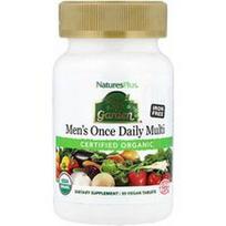 NaturesPlus, „Source of Life Garden®“, ekologiškos vyrams skirtos multivitaminų tabletės, be geležies, 30 veganiškų tablečių