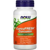 NOW Foods, CurcuFresh kurkuminas, 500 mg, 60 daržovių kapsulių