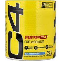 C4 / Cellucor, C4 Ripped®, prieš treniruotę, ledinės mėlynos spalvos Razz, 177 g