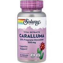 Solaray, Gyvybiniai ekstraktai, Caralluma, 500 mg, 30 daržovių kapsulių