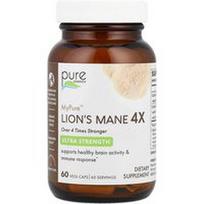Pure Essence, „MyPure™“, „Liūto karčiai 4 kartus“, itin stiprus, 60 vegetariškų kapsulių