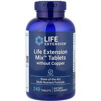 Life Extension, „Mix™“ tabletės be vario, 240 tablečių