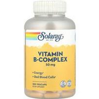 Solaray, Vitamino B kompleksas, 50 mg, 250 daržovių kapsulių