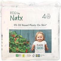 Naty, Ekologiškos sauskelnės, 4 dydis, 15-40 svarų (7-18 kg), 26 sauskelnės