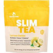 RAPIDFIRE, „Slim Tea“ arbata su citrina, 14 piramidės formos arbatos pakelių, 24,64 g