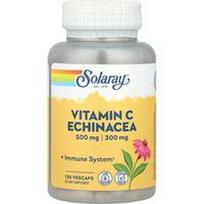 Solaray, Vitaminas C su ežiuole, 120 daržovių kapsulių