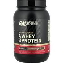 Optimum Nutrition, „Gold Standard®“ 100 % išrūgų baltymų, šokolado ir lazdyno riešutų skonio, 907 g
