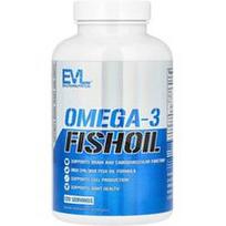 EVLution Nutrition, Omega-3 žuvų taukai, 1000 mg, 120 minkštųjų kapsulių