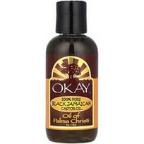 Okay Pure Naturals, 100 % grynas juodasis Jamaikos ricinos aliejus®, 118 ml