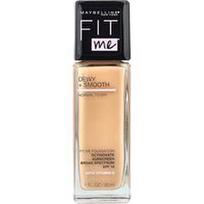 Maybelline, „Fit Me®“, „Dewy + Smooth“ makiažo pagrindas, 125 nude smėlio spalvos, 30 ml
