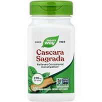 Nature's Way, Cascara Sagrada, 270 mg, 100 veganiškų kapsulių