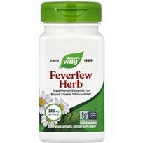 Nature's Way, Feverfew žolė, 380 mg, 100 veganiškų kapsulių