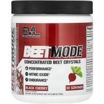 EVLution Nutrition, BeetMode, koncentruoti burokėlių kristalai, juodoji vyšnia, 6.88 oz (195 g)