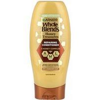 Garnier, Sveiki mišiniai, atkuriamasis kondicionierius, sausi, pažeisti plaukai, medaus lobiai, 12.5 fl oz (370 ml)