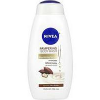 Nivea, Lepinantis kūno prausiklis, kakavos ir taukmedžio sviestas, 20 fl oz (591 ml)
