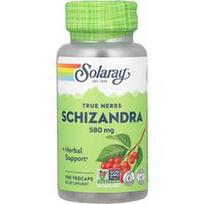 Solaray, Tikros žolelės, šizandra, 580 mg, 100 daržovių kapsulių