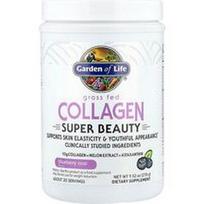 Garden of Life, Žole šertų karvių kolagenas, „Super Beauty“, mėlynių ir acai uogų, 270 g
