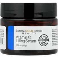 California Gold Nutrition, Vitamino C stangrinamasis serumas, sustiprintas skaistinamasis gelinis serumas, 44 g